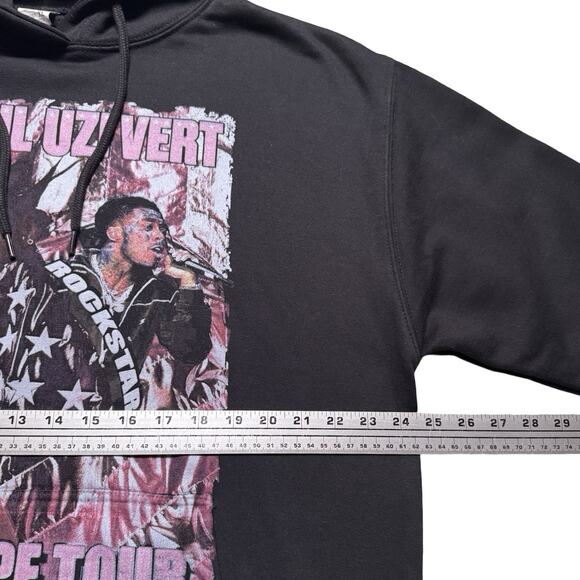 Lil Uzi Vert Concert Pink Tape Tour Graphic Hoodie Men Rap Hip Punk Rock XL - Picture 5 of 8